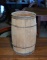 Antique Small Handcrafted Wood Barrel