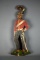 Antique Style Painted Wood English Soldier Hanging Decor