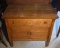 Early 20th Century Empire Style Tiger Oak Washstand