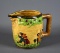 Vintage Relief Molded / Painted Small Ceramic Pitcher/Jug, Made in Japan