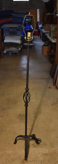 Strap Iron Floor Lamp (no shade)