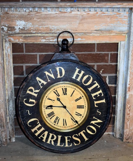 Contemporary Grand Hotel Charleston Wall Clock