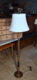 Vintage Wooden Floor Lamp