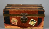 Vintage Decorative Steamer Trunk Novelty Box