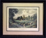 Antique Hand-tinted Engraving “Stratford-on-Avon”