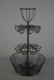 Contemporary Three Tier Wire Egg Basket