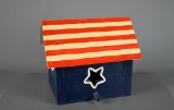 Liberty Hill Red, White & Blue Bird House