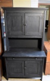 Antique (Ca. 1900) Primitive Sideboard w/ Hutch, Handmade by Mac McKinney, Travelers Rest, SC