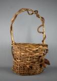 Large Woven Willow Planter Door Basket