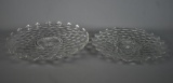 Two Fostoria American Lady Pattern Trays or Platters