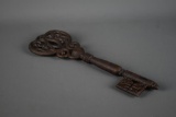 Antique Style Large Decorative Metal Key