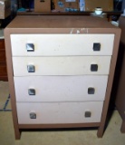Vintage Simmons Mid-Century Modern Metal Four Drawer Chest (1 of 2)
