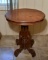 Antique Walnut Round Side Table