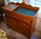 Vintage Bassett Furniture Maple Dry Sink Buffet