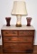 Lovely Antique Victorian Walnut Dresser with Marble Top