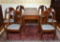 Set of 6 Vintage Federal Style Flame Mahogany Dining Chairs w/ Solid Back Splat