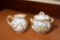 Antique H&Co Limoges Porcelain Sugar & Creamer Set, Made in France