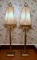 Pair of Buffet Lamps with Crystal Teardrop Accents