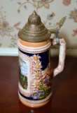 Vintage Gerz 1972 Olympics Commemorative Lidded Beer Stein, Germany