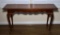 Vintage Queen Anne Style Cherry Console Table