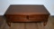Contemporary Coffee / Cocktail Table, Two Drawers, Bookmatched Top, Nailhead Trim