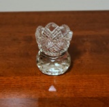 Cut Lead Crystal Toothpick Vase