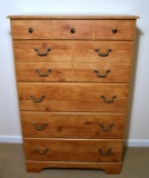 Contemporary Conrad Pine Chest w/ Five Drawers (MATCHES LOT 61)