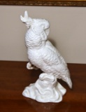 Vintage Crown Staffordshire J.T. Jones Fine Bone China 10” Parrot Figurine, England, Matches 97