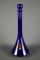 Vintage Cobalt Blue Glass Tall Wine Decanter with Glass Stopper