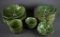 Set of Bordallo Pinheiro “Cabbage” Dinnerware, Made in Portugal