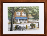 Susan Linn, Tiger Town Tavern Framed Art Print