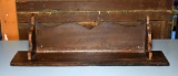 Old Primitive Scalloped Wooden Wall Shelf