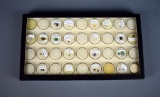 Gemstone Collection in Glass Display Case