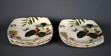 Set of 9 Spode “Fruit Haven” Square Luncheon Plates