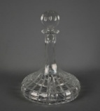 Badash Cut Lead Crystal 11.5” Decanter Bottle with Stopper, Made in Poland