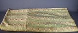 Antique Green Cotton Knit Coverlet