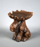 Stone Bunny Inc. Moose Candle Holder, Holds One Pillar Candle