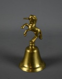 Vintage Brass Unicorn Bell