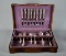 Set of Vintage Wm Rogers Overlaid IS Silver Plate Flatware with Storage Case