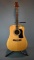 Washburn Acoustic Guitar Model D100S, Maple & Rosewood, with Hard Case