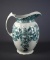 Antique Transfer Decorated Porcelain 12” Pitcher