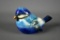 Vintage Goebel Blue Jay Lidded Trinket Box