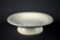 Large White Footed Porcelain Serving Bowl, Made in Italy