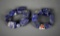 Pair of Lapis Lazuli Chunk Stretch Bracelets