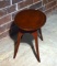 Vintage 20th C. Castlewood Small Oval Folding Occasional Table