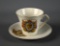 1937 English King Edward VIII Coronation Souvenir Teacup & Saucer