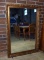 Attractive Large Gilt Wood Frame Beveled Glass Wall Mirror