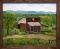 Judy Dunlap Stogner (South Carolina, -2013), Old Country Texaco Station, Acrylic on Canvas, Signed L