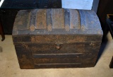 Antique 19th C. Domed Top Trunk