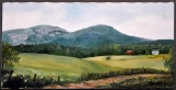 Judy Dunlap Stogner (So. Car., -2013), Table Rock Mtn., SC, Acrylic on Canvas, Signed Lower Right